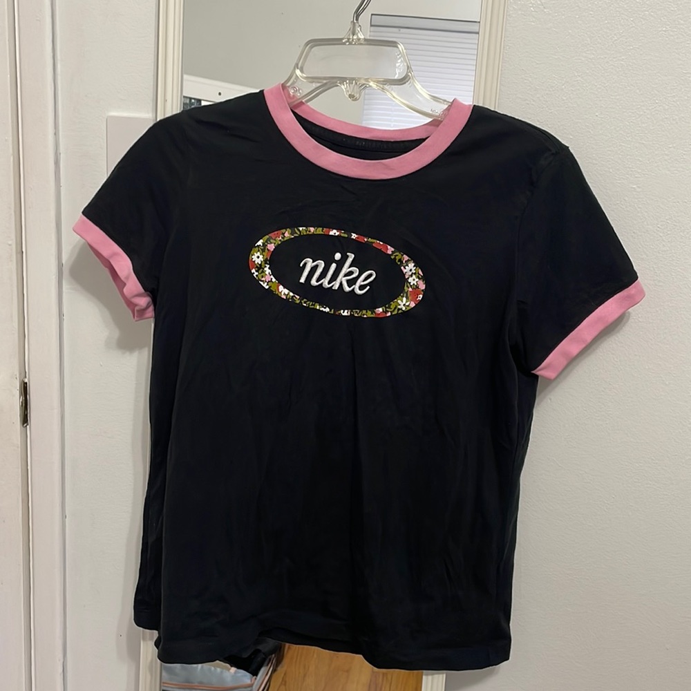 100% cotton black nike shirt